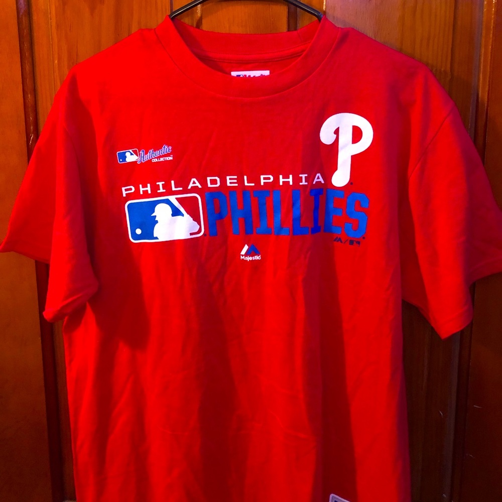 Philadelphia Phillies Majestic T Shirt | Size M | MLB Authentic Collection